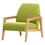 Fauteuil Barlow geweven stof Geweven stof Anda II: Groen