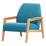 Fauteuil Barlow geweven stof Geweven stof Anda II: Turquoise