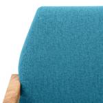 Fauteuil Barlow geweven stof Geweven stof Anda II: Turquoise