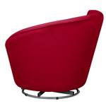 Fauteuil pivotant Baston Microfibre - Rouge rubis