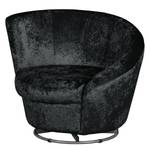 Fauteuil Baston Velours - Noir