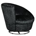 Fauteuil Baston Velours - Noir