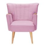 Fauteuil Bauro vilt Mauve