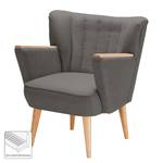 Fauteuil Bauro vilt Taupe