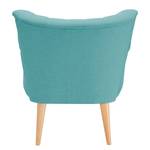 Fauteuil Bauro vilt Turquoise