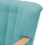 Fauteuil Bauro vilt Turquoise