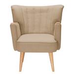 Fauteuil Bauro vilt Warm beige