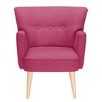 Fauteuil Bumberry avec accoudoirs Feutre - Tissu Hanabi: Fuschia