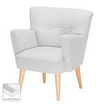 Fauteuil Bumberry avec accoudoirs Feutre - Tissu Hanabi: Gris clair