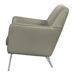 Fauteuil Bebour echt leer - Grijs