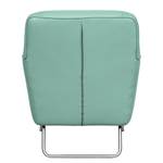 Fauteuil Bebour Cuir véritable - Menthe