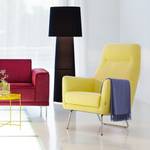 Fauteuil Bebour Tissu - Jaune