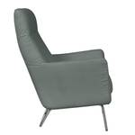 Fauteuil Bebour geweven stof - Grijs