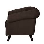 Fauteuil Benavente II Microfibre - Marron foncé