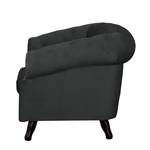 Fauteuil Benavente II microvezel Donkergrijs