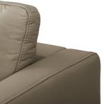 Fauteuil Bivona echt leer - taupe