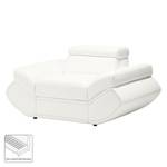 Fauteuil Black Rock Imitation cuir - Blanc