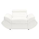 Fauteuil Black Rock Imitation cuir - Blanc