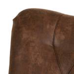 Fauteuil Tias antieke leerlook