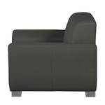 Fauteuil Bollon Imitation cuir - Gris foncé