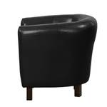 Fauteuil Bovalino Cuir synthétique - Noir