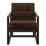 Fauteuil Brock I Velours - Marron