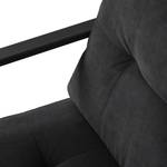 Fauteuil Brock I Velours - Gris foncé