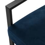 Fauteuil Brock I fluweel - Marineblauw