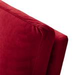 Fauteuil Brock II Velours - Rouge