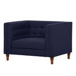 Fauteuil Buckingham geweven stof Geweven stof Milan: Lichtblauw