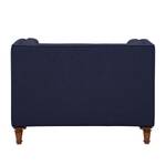 Fauteuil Buckingham Tissu Tissu Milan : Bleu foncé