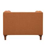 Fauteuil Buckingham Tissu Tissu Milan : Marron rouille