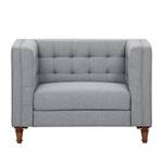 Sessel Buckingham Webstoff Stoff Ramira: Silber