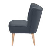 Fauteuil Panti Tissu - Bleu jean