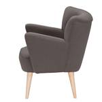 Fauteuil Bumberry geweven stof - Taupe