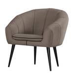 Fauteuil Buttlar geweven stof - Vintage Zandkleurig