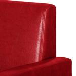 Fauteuil Cadeby kunstleer - Rood