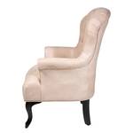 Fauteuil de café Velours beige