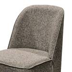 Fauteuil Capain geweven stof - Bruin/grijs