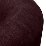 Fauteuil Casales antiek leren look - Aubergine