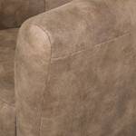 Fauteuil Casales antieke leerlook - Cappuccinokleurig