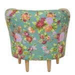 Fauteuil Casales geweven stof - blauw