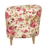 Sessel Casales Webstoff - Creme / Rosa