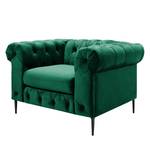 Fauteuil Cayley Velours - Vert foncé