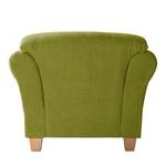 Fauteuil Cebu geweven stof - Grasgroen