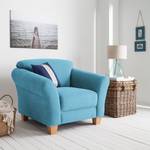 Fauteuil Cebu Tissu - Bleu clair