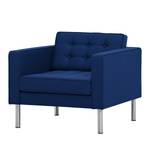 Sessel Chelsea Webstoff Stoff Ramira: Blau - Zylinder