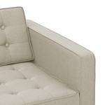 Fauteuil Chelsea geweven stof Stof Selva: Beige - Beugelpoten