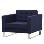 Fauteuil Chelsea Tissu Tissu Milan : Bleu foncé - Luge