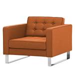 Fauteuil Chelsea Tissu Tissu Milan : Marron rouille - Luge